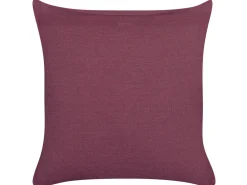 Beliani Koristetyyny Pellava Purppura 45 X 45 Cm 2 Kpl Sagina Outlet