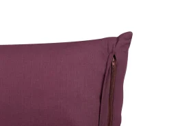 Beliani Koristetyyny Pellava Purppura 45 X 45 Cm 2 Kpl Sagina Outlet