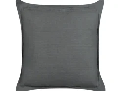 Beliani Koristetyyny Pellava Tummanharmaa 45 X 45 Cm 2 Kpl Subulata Discount