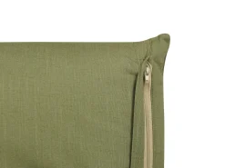 Beliani Koristetyyny Pellava Vihrea 45 X 45 Cm 2 Kpl Sagina New