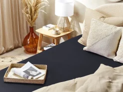 Beliani Koristetyyny Puuvilla Beige 45 X 45 Cm 2 Kpl Pellaea Best Sale