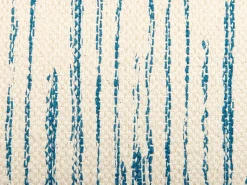 Beliani Koristetyyny Puuvilla Beige/Sininen 45 X 45 Cm 2 Kpl Rivina Hot