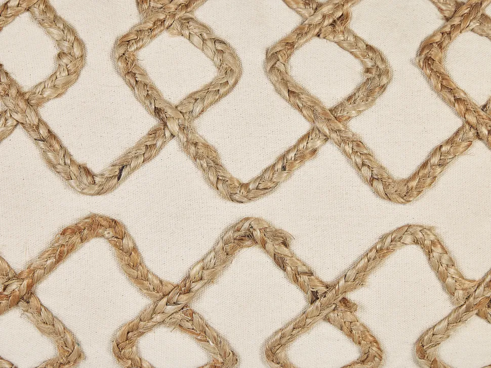 Beliani Koristetyyny Puuvilla Beige 30 X 50 Cm 2 Kpl Incana Best Sale