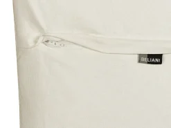 Beliani Koristetyyny Puuvilla Beige/Musta Geometrinen Kuvio 50 X 50 Cm 2 Kpl Chittoor Discount