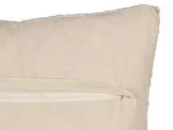 Beliani Koristetyyny Puuvilla Beige 45 X 45 Cm Ixora Fashion