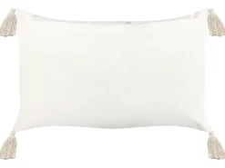 Beliani Koristetyyny Puuvilla Beige 35 X 55 Cm Papaver Fashion