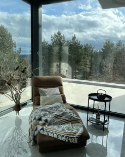 Beliani Koristetyyny Puuvilla Beige/Musta 45 X 45 Cm Calanthe Flash Sale