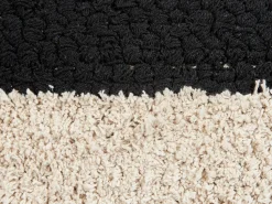 Beliani Koristetyyny Puuvilla Beige/Musta Tuftattu 50 X 50 Cm 2 Kpl Khora Cheap
