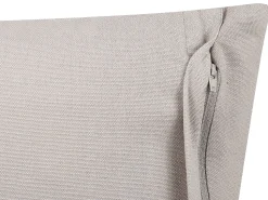 Beliani Koristetyyny Puuvilla Harmaa/Beige 35 X 35 Cm 2 Kpl Ocimum Hot