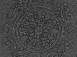 Beliani Koristetyyny Puuvilla Harmaa Kohokuvioitu 30 X 50 Cm Veloor Fashion