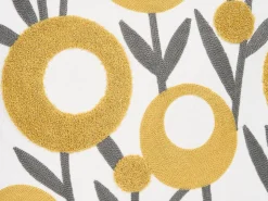 Beliani Koristetyyny Puuvilla Kirjailtu Monivarinen 45 X 45 Cm 2 Kpl Shallot Store