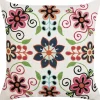 Beliani Koristetyyny Puuvilla Monivarinen Kirjailtu 50 X 50 Cm Bahraich Hot