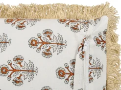 Beliani Koristetyyny Puuvilla Monivarinen 45 X 45 Cm Omorika Outlet