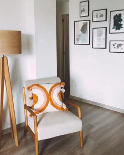 Beliani Koristetyyny Puuvilla Monivarinen 45 X 45 Cm 2 Kpl Lablab Cheap