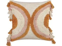 Beliani Koristetyyny Puuvilla Monivarinen 45 X 45 Cm 2 Kpl Lablab Cheap