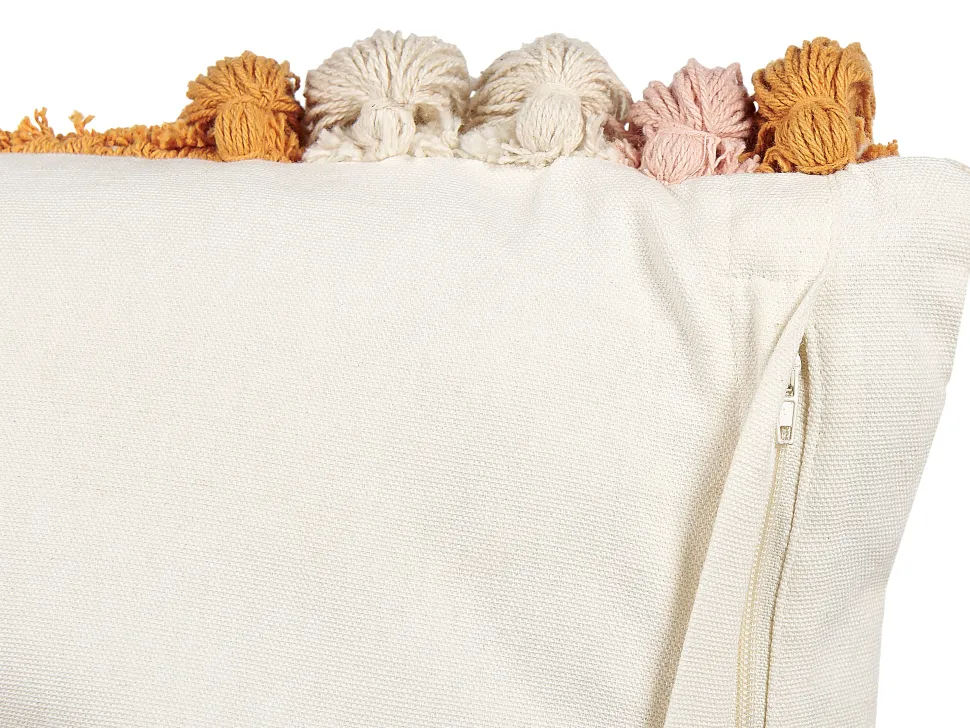 Beliani Koristetyyny Puuvilla Monivarinen 45 X 45 Cm 2 Kpl Lablab Cheap