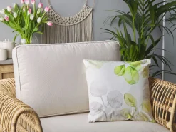 Beliani Koristetyyny Puuvilla Monivarinen 45 X 45 Cm 2 Kpl Peperomia Best Sale