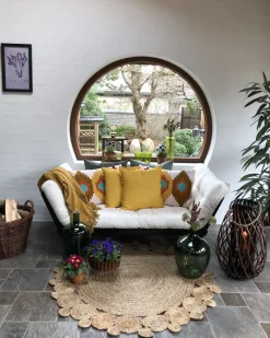 Beliani Koristetyyny Puuvilla Monivarinen Kirjailtu 40 X 60 Cm Danapur Flash Sale