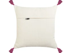 Beliani Koristetyyny Puuvilla Monivarinen Kirjailtu 50 X 50 Cm Raiganj Fashion