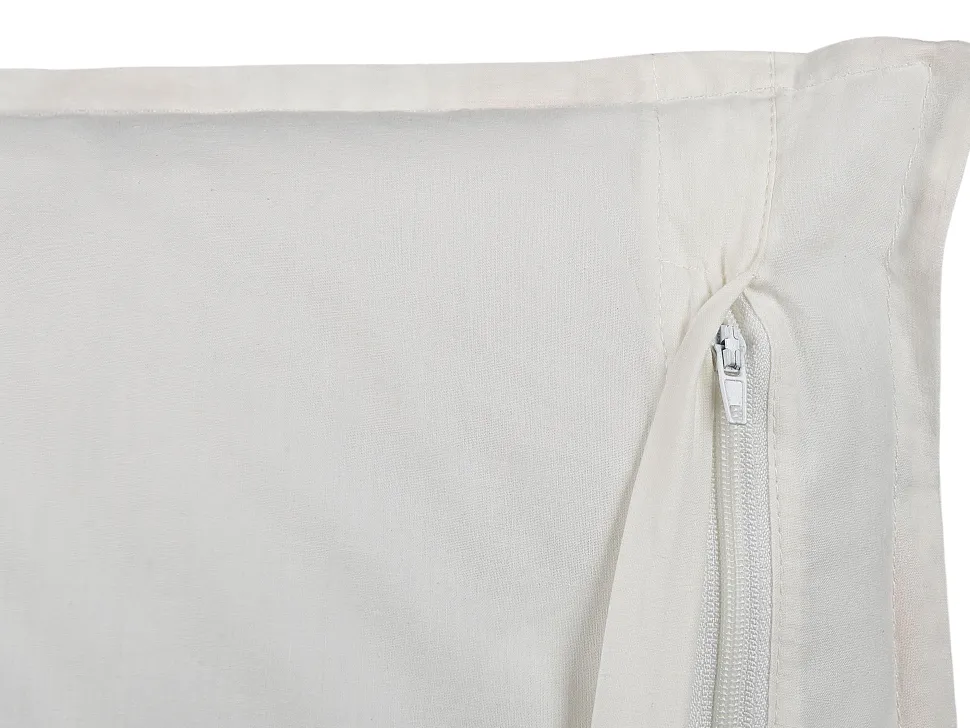 Beliani Koristetyyny Puuvilla Monivarinen 45 X 45 Cm Meadia Hot