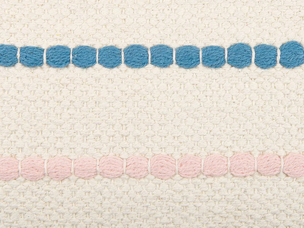 Beliani Koristetyyny Puuvilla Monivarinen 40 X 60 Cm Agave Fashion