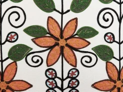 Beliani Koristetyyny Puuvilla Monivarinen Kirjailtu 50 X 50 Cm 2 Kpl Vellore Sale