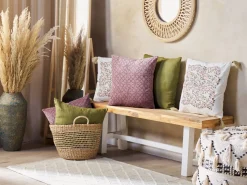 Beliani Koristetyyny Puuvilla Monivarinen 45 X 45 Cm 2 Kpl Carissa Flash Sale