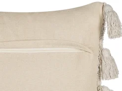 Beliani Koristetyyny Puuvilla Monivarinen 45 X 45 Cm Bouvardia Sale