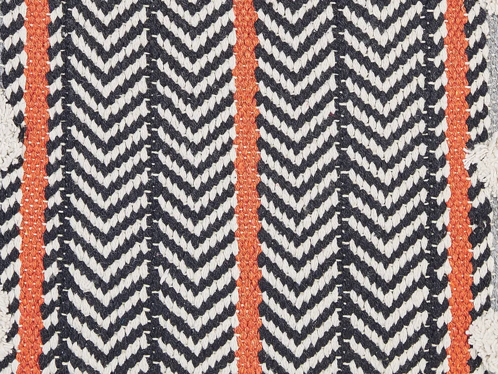 Beliani Koristetyyny Puuvilla Monivarinen 45 X 45 Cm Bouvardia Sale