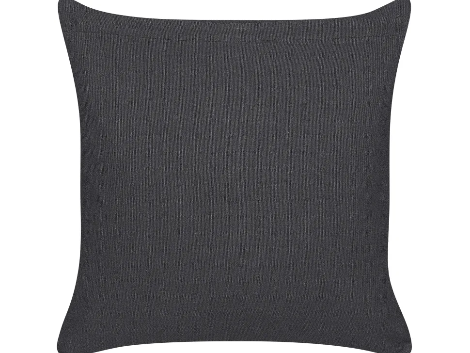 Beliani Koristetyyny Puuvilla Musta/Valkoinen 45 X 45 Cm Benzoin Cheap