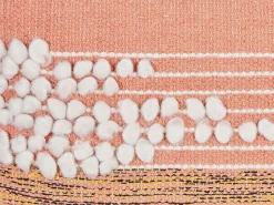 Beliani Koristetyyny Puuvilla Oranssi 45 X 45 Cm 2 Kpl Deutzia New