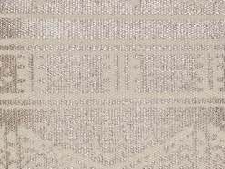 Beliani Koristetyyny Puuvilla Ruusukulta Geometrinen Kuvio 50 X 50 Cm Oujda Online