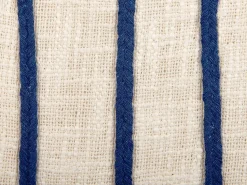 Beliani Koristetyyny Puuvilla Vaalea Beige/Laivastonsininen 45 X 45 Cm 2 Kpl Pleione Online