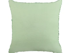 Beliani Koristetyyny Puuvilla Vaaleanvihrea 45 X 45 Cm Rhoeo New