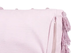 Beliani Koristetyyny Puuvilla Vaaleanpunainen 45 X 45 Cm 2 Kpl Lynchis Sale