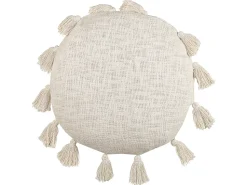 Beliani Koristetyyny Puuvilla Vaalea Beige 45 Cm 2 Kpl Madia Best Sale