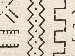 Beliani Koristetyyny Puuvilla Valkoinen/Musta 45 X 45 Cm Myrica Store