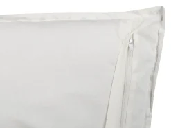 Beliani Koristetyyny Puuvilla Valkoinen/Sininen 45 X 45 Cm Cordata Shop