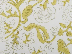 Beliani Koristetyyny Puuvilla Vihrea/Valkoinen 45 X 45 Cm Filix Flash Sale