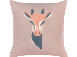 Beliani Koristetyyny Ruskeanharmaa 45 X 45 Cm 2 Kpl Candelabra New