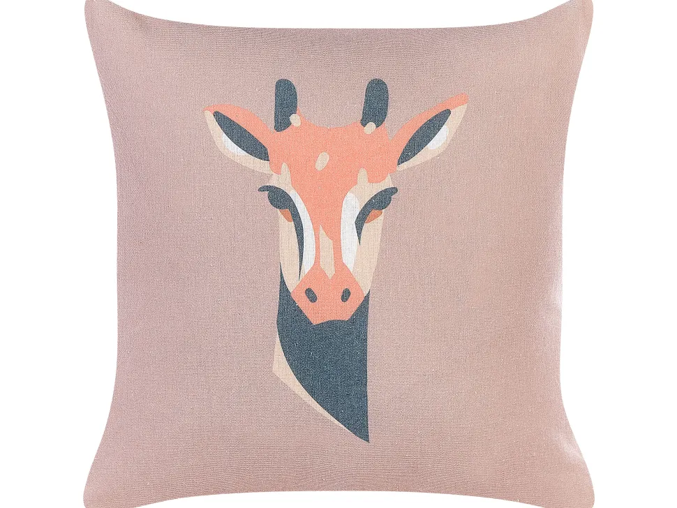 Beliani Koristetyyny Ruskeanharmaa 45 X 45 Cm 2 Kpl Candelabra New