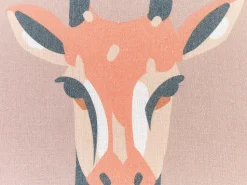 Beliani Koristetyyny Ruskeanharmaa 45 X 45 Cm 2 Kpl Candelabra New