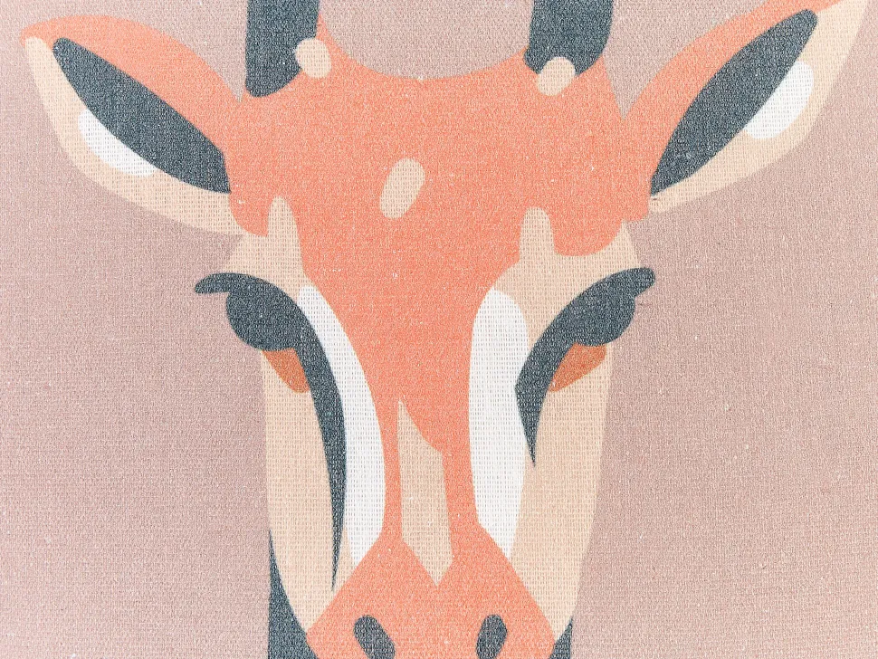 Beliani Koristetyyny Ruskeanharmaa 45 X 45 Cm 2 Kpl Candelabra New