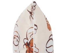 Beliani Koristetyyny Sametti Beige 45 X 45 Cm 2 Kpl Cucurbita Best