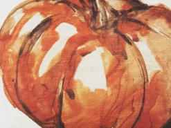 Beliani Koristetyyny Sametti Beige/Oranssi 45 X 45 Cm 2 Kpl Curbita Shop