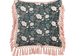 Beliani Koristetyyny Sametti Monivarinen 45 X 45 Cm Parrotia New