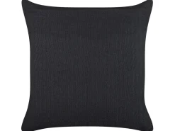 Beliani Koristetyyny Sametti Musta/Vihrea 45 X 45 Cm 2 Kpl Osmunda Store