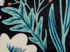 Beliani Koristetyyny Sametti Musta/Vihrea 45 X 45 Cm 2 Kpl Osmunda Store