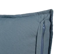 Beliani Koristetyyny Sametti Tummansininen 45 X 45 Cm Seseli Store