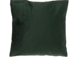 Beliani Koristetyyny Sametti Tummanvihrea 45 X 45 Cm 2 Kpl Fern Hot